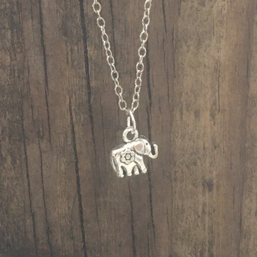 African Safari Elephant Necklace